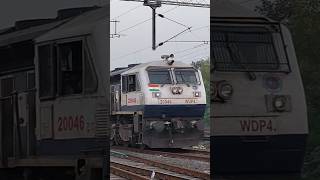 WDP4 honkings  ALP Acknowledgement  17641 Kacheguda  Narkher Intercity Express [upl. by Armbruster]