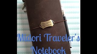 My New Midori Travelers Notebook [upl. by Gill]