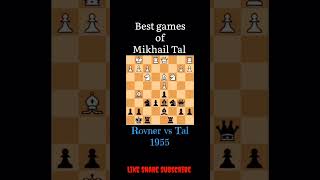 Part 2 Incredible finish by Tal 😱😱 chessolympiad2024 chess shorts ytshorts [upl. by Nethsa]