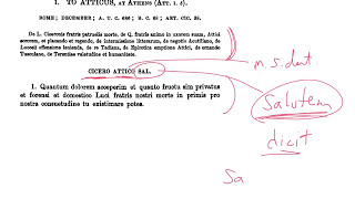 LatinPerDiem Latin Lessons Cicero Epistulae Ad Atticum 1 [upl. by Aser466]