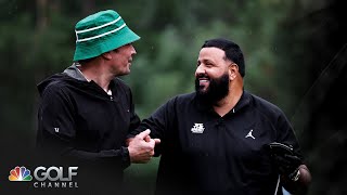 Highlights Jimmy Fallon vs DJ Khaled in The Cardigan Classic  Golf Channel [upl. by Apoor924]