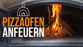 Anleitung PIZZAOFEN richtig anfeuern [upl. by Reger]