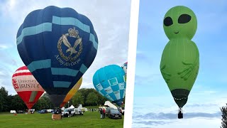 MJ Ballooning  Saturday AM Launch  Telford Balloon Fiesta 2023 [upl. by Holds]