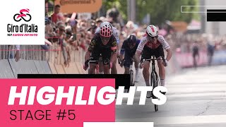 Giro dItalia 2024  Stage 5 Highlights [upl. by Safier]