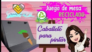 🎨 CABALLETE PARA PINTAR HECHO A MANO 🖐 con materiales reciclados ♻ Ideas en 5 minutos ⏳ [upl. by Gianna]