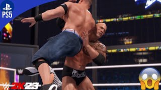 Randy vs Goldberg vs Rock vs Cena vs Lesner vs Austin  Elimination Chamber Match  PS5™ 4K60 [upl. by Eimrej824]