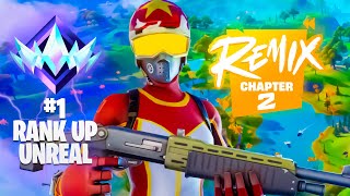 1 Controller Player with HANDCAM 🎮 👑 Chapter 2 UNREAL RANK SPEEDRUN 🏆 Fortnite OG Remix [upl. by Leeland]