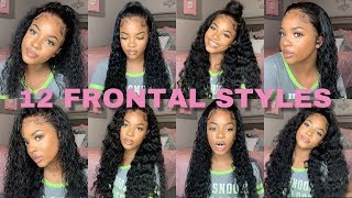 12 Hairstyles for Frontals 💗 30 INCH WIG 😱MY FAV Asteria Hair [upl. by Aehsal]