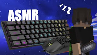 Sleepy KeyBoard amp Mouse Sound ASMR  hypixel bedwars [upl. by Illene280]