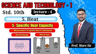 Chapter 5 Heat I Lecture4 I Specific Heat Capacity I Unit of heat I Heat Exchange l 10th Science 1 [upl. by Kahl]