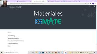 Encuentra todos los recursos de ESMATE 2022 [upl. by Minoru]