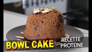 RECETTE RAPIDE DE BOWL CAKE PROTEINES MOINS DE 400 CALORIES [upl. by Aneetsyrk]