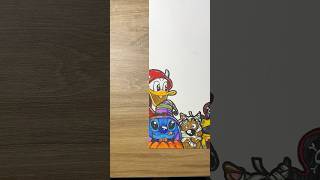 Halloween Cartoon Characters l Part9 donaldduck shortvideo halloween [upl. by Ateuqahs]