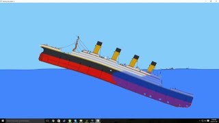 Titanic Sinking  Sinking Simulator 2 Alpha 15 [upl. by Laird]