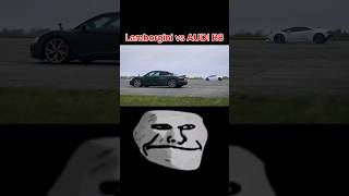 Lamborgini Huracan vs Audi R8😈🗿🗿shorts lamborgini audir8 [upl. by Ackerley]