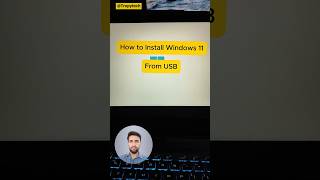 How to Install Windows 11 From USB tropytech shorts windows11 [upl. by Aseral508]