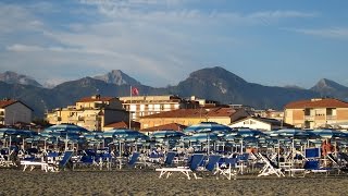 Lido di Camaiore Province of Lucca Tuscany Italy HD videoturysta [upl. by Essyle]