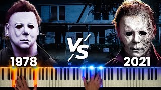 Michael Myers Theme Song  1978 VS 2021 Halloween Theme Piano amp Synth [upl. by Ainimre38]