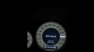 Vals Mercedes Benz Eclass W211 E200CDI TOP SPEED almost top [upl. by Slerahc]