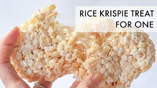 Single Serving Rice Krispie Treat  Two Secret Ingredients [upl. by Alohs]