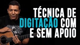 Técnica de Digitação com e sem apoio  Aula de Violão  TV Cifras [upl. by Anelra]