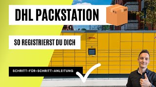 Registrierung bei DHL Packstation 📦  So meldest du dich schnell amp einfach an  Tutorial  ✔️ [upl. by Vijnas]