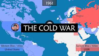 The Cold War  Summary on a Map [upl. by Aihtiekal]