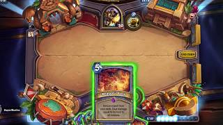 Hearthstone Rastakhans Rumble  Blast Wave spell in action [upl. by Rot]