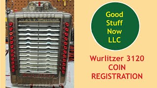 Wurlitzer 3020 Coin Registration [upl. by Debbra]