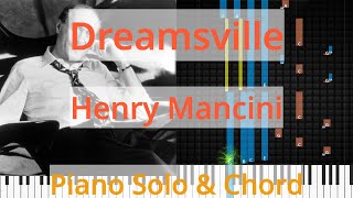 🎹Solo amp Chord Dreamsville Henry Mancini Synthesia Piano [upl. by Piane]