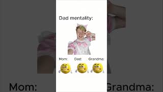 Dads mentality 😎 meme funny comedy dad mentality shorts emotiguy memes [upl. by Idrahs]