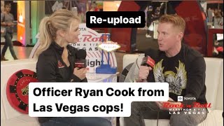 Officer Ryan Cook from Las Vegas cops giving an interview Now he’s sergeant Ryan Cook 2018 [upl. by Cirre]