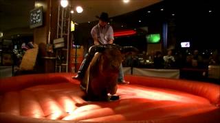 Sams Town Mechanical Bull Riding  Rankest Round Ever [upl. by Ilana]