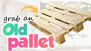 GENIUS DIY Crafts Using an Old Wood Pallet [upl. by Hole]