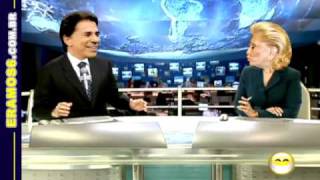 Hebe e Silvio Santos no Jornal Nacional  GLOBO [upl. by Barsky]