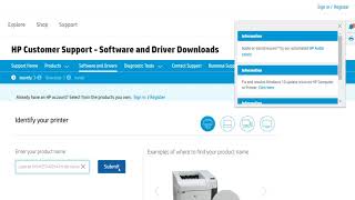 HP CF500 Series Firmware Download Guide [upl. by Aneelak514]