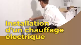 Installation dun chauffage électrique [upl. by Ardiekal]