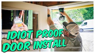 How To Set A Prehung Door [upl. by Eelloh]