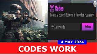 CODES MAY 4 2024 The Resistance Tycoon ROBLOX [upl. by Airetnohs]