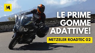 Con Metzeler Roadtec 02 le gomme diventano ADATTIVE [upl. by Norval]