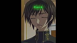 Lelouch and Suzaku  Plan A vs Plan B  My Ordinary Life  Code Geass edit shorts [upl. by Harlan]