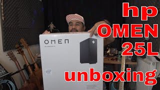 HP OMEN 25L PC DESKTOP UNBOXING [upl. by Durrett]