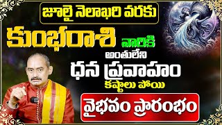 Kumbha Rasi Phalalu 2024 Telugu  Kumbha Rasi Phalalu July Aquarius Horoscope  Tirumala Samacharam [upl. by Enilec]