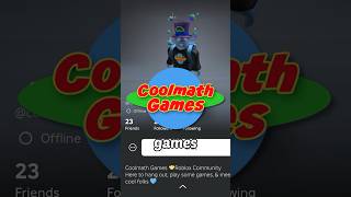 Coolmath Games Added me on Roblox🪐roblox robloxshorts [upl. by Erdnael]