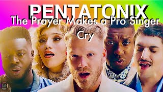 THE PRAYER MAKES a PRO SINGER CRY  First Time Pentatonix Reaction amp Review [upl. by Rezzani285]