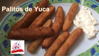 Palitos de YUCA con queso [upl. by Harlen]