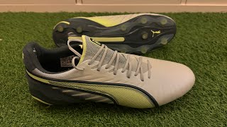 Puma King Ultimate FGAG Boots Review  On Feet amp Unboxing ASMR 4K [upl. by Milo697]