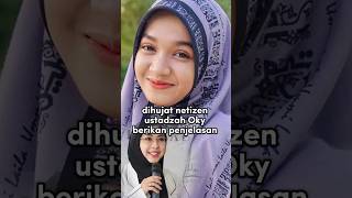 Dihujat netizen ustadzah Oky beri penjelasan pengajian Ning umi Laila [upl. by Alyakam701]