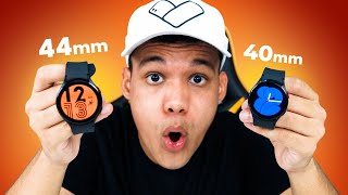 GALAXY WATCH 4 40mm x GALAXY WATCH 4 44mm  COMPARATIVO  SAMSUNG  QUAL VALE MAIS A PENA [upl. by Hazeghi]