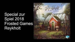 Spielvorstellung Frosted Games Reykholt  Die Brettspieltester Special zur Spiel 2018 [upl. by Anikahs]